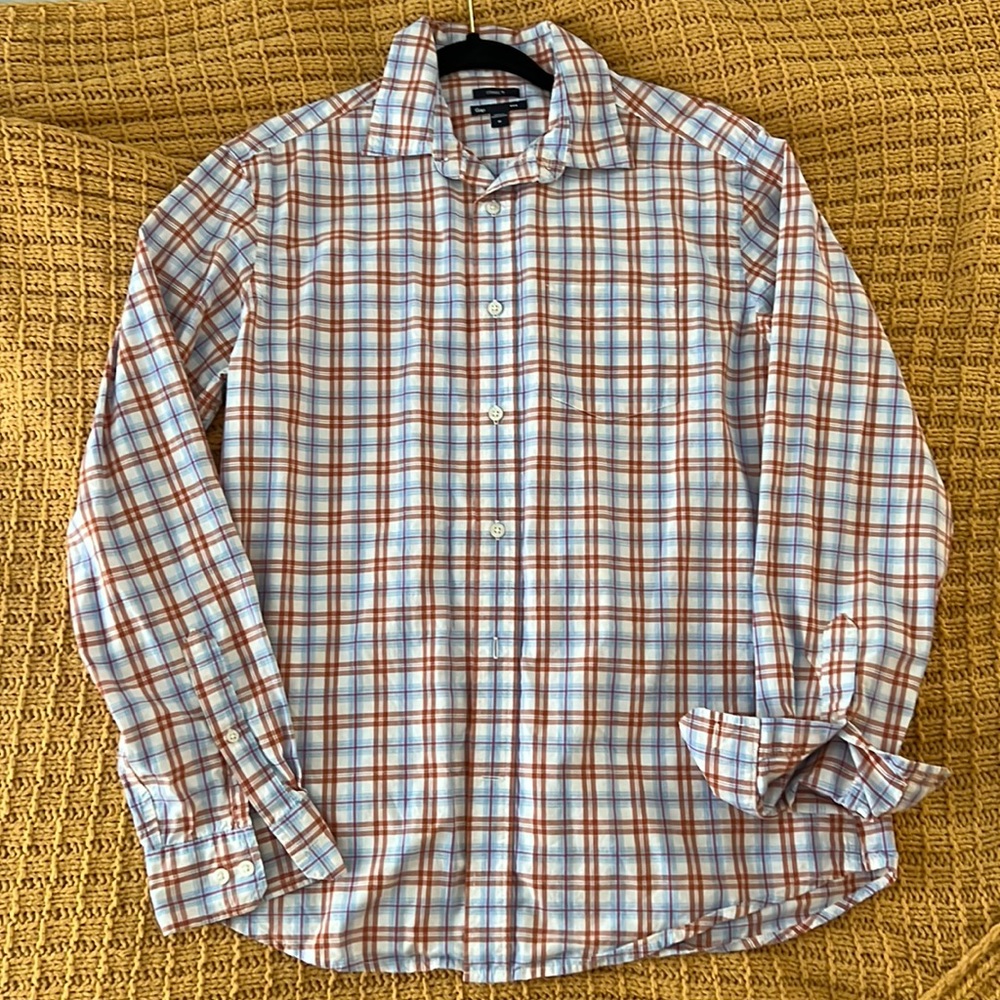 Men’s Gap Cotton Plaid Shirt - CLASSIC FIT - SIZE M